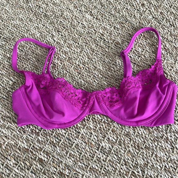 FITS EVERYBODY LACE UNLINED SCOOP BRA | LOLLIPOP - Picture 5 of 12